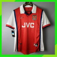 ✈▣ เสื้อกีฬาแขนสั้น ลายทีมชาติฟุตบอล Arsenal 98-99 ชุดเหย้า