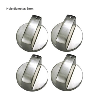 Limited time discounts 4Pcs Universal Metal Rotary Switch Control Knobs Replacement Accessories For Kitchen Cooker Gas Stove Oven 6Mm Handles Button