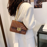 8-Color 2021 New Korean Style Stylish Good Texture Rhombus Chain Women s Bag Trendy Women s Shoulder Messenger Bag