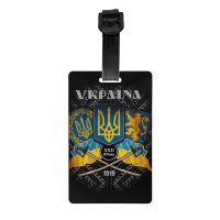 【DT】 hot  Custom Day Of Unity Of Ukraine Luggage Tag Privacy Protection Ukrainian Proud Flag Baggage Tags Travel Bag Labels Suitcase