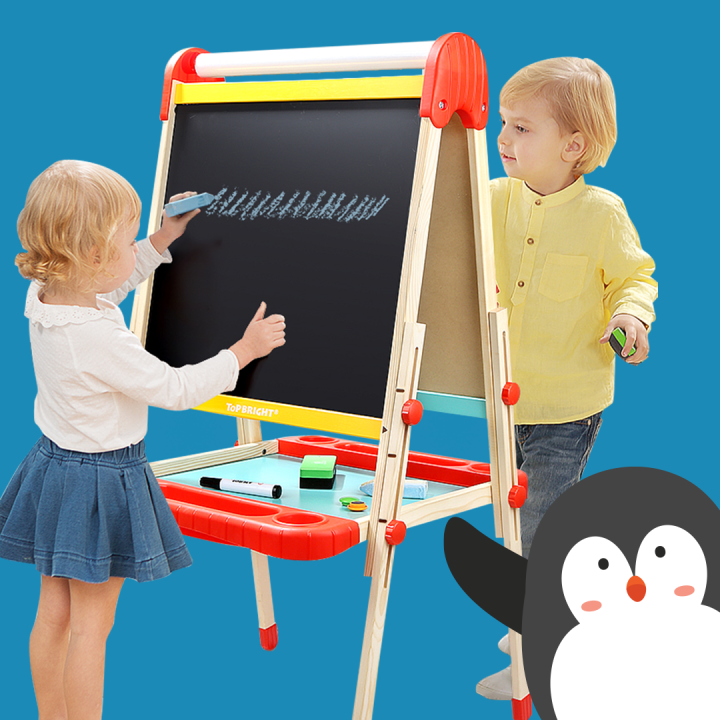 3in1 Children's Art Easel Adjustable Double Sided Drawing Board