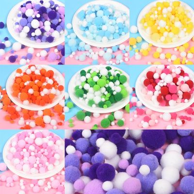 [COD] Hair ball diy kindergarten childrens production package accessories early education high elastic plush