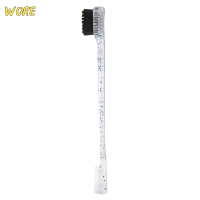 ?【Lowest price】WORE 1PC EDGE Control Brush แปรงคู่หน้าหวีคิ้วแปรงความงามเครื่องมือ