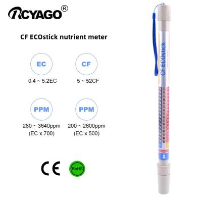 Rcyago EC/PPM/CF Meter พืชสวนปากกาทดสอบคุณภาพน้ำ EC Meter
