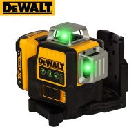 DEWALT เลเซอร์ปรับระดับแนวตั้งและแนวนอน12เส้น DW089LG เครื่องมือวัดเลเซอร์แบตเตอรี่ลิเธียมอุปกรณ์การฉายภาพเขียว12V