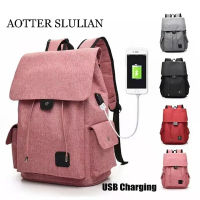 Uni Oxford Laptop Backpack Support USB Charging Travel Waterproof Bag Students Back Pack Big Handbag Teens Casual School Bags