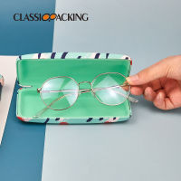 Durable Eyeglasses Case Trendy Glasses Storage Bag Glasses Box PVC Flip Over Glasses Bag Sunglasses Bag