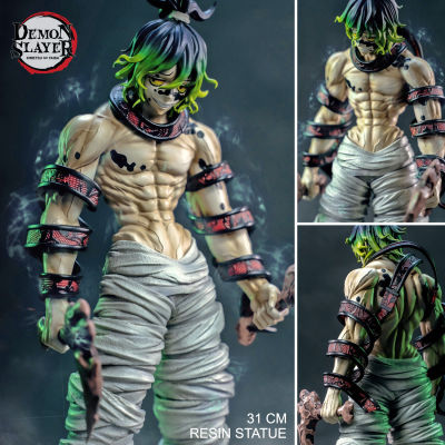 Figure ฟิกเกอร์ Cheng Studio จากการ์ตูนเรื่อง Demon Slayer Kimetsu no Yaiba ดาบพิฆาตอสูร Gyutaro กิวทาโร่ เกียวทาโร่ อสูรข้างขึ้น อันดับหก 1/6 Resin Statue สูง 31 cm Ver Anime Hobby โมเดล ตุ๊กตา อนิเมะ การ์ตูน มังงะ ของขวัญ Doll manga Model Collection