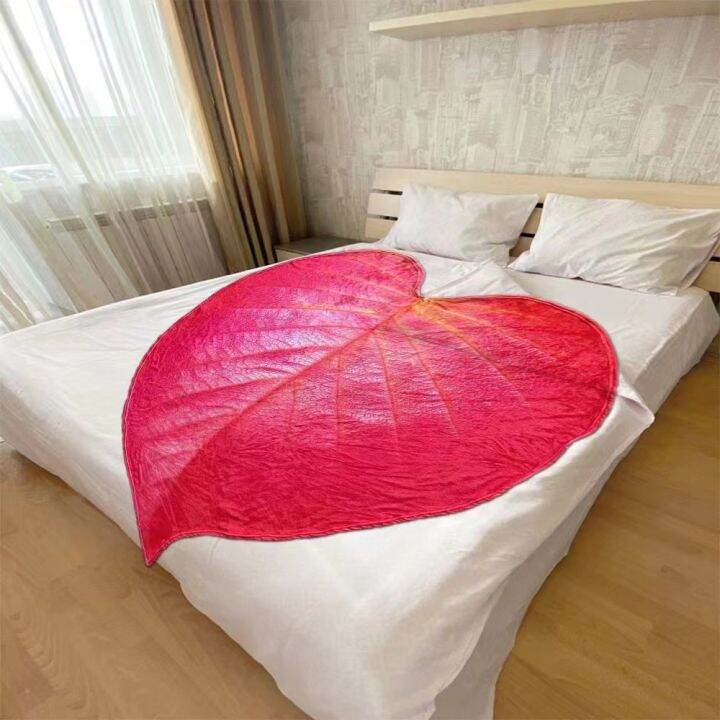 cw-super-soft-printed-leaves-throw-blanket-fleece-for-bed-sofa-room