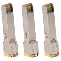 3X SFP Module RJ45 Switch Gbic 10/100/1000 Connector SFP Copper RJ45 SFP Module Gigabit Ethernet Port