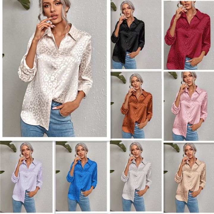 Satin Blouses | Lazada PH: Buy sell online Shirts with cheap price ...