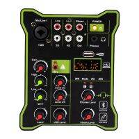 5 Channel Audio Mixing Console DC 5V Audio Mixer XLR Output Bluetooth-Compatible USB Record Professional Mixer