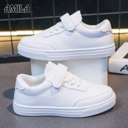 AMILA Student white shoes, soft-soled sneakers for boys and girls