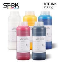 1ชุดหมึก DTF 2.5L ฟิล์ม PET การพิมพ์แบบรีดความร้อน Epson A4 A3 L805 L1800เครื่องพิมพ์ R1390โอนย้ายเสื้อยืดเสื้อผ้าฝ้ายลินิน