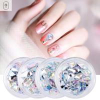 CENPAI คริสตัลส้นแบนแบบทำมือแก้วคริสตัล3D เล็บตกแต่งศิลปะ Rhinestone อุปกรณ์ทำเล็บชุดตกแต่งเล็บ