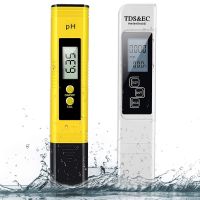 ตัวทดสอบคุณภาพน้ำดิจิตอล0-14 PH ตัวทดสอบมิเตอร์0-9990PPM ตัวกรองตู้ปลา TDS &amp; EC LCD กรองน้ำ PPM มิเตอร์ TDS ใหม่