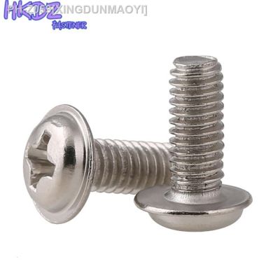 【HOT】♂❉✎ Phillips Pan With Washer Machine Screws Plated Computer Screw M2.5 M4 Round
