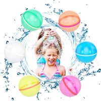 Reusable Water Balloons Refillable Water Balloon Quick Fill Self Sealing Water Bomb Splash Balls for Kids Swimming Pool Balloons