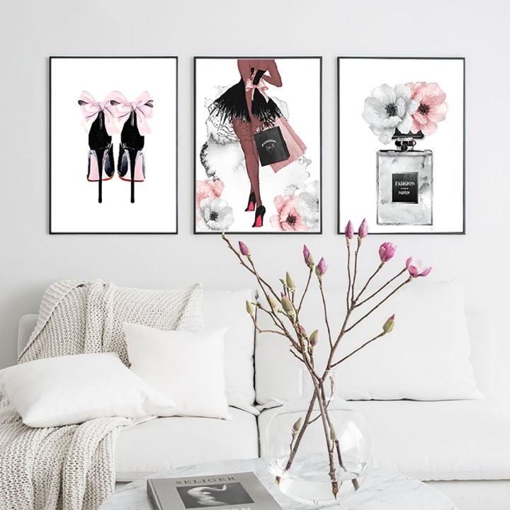 modular-pictures-nordic-hd-printed-fashion-perfume-lip-poster-high-heels-wall-art-canvas-painting-home-decor-living-room-frame