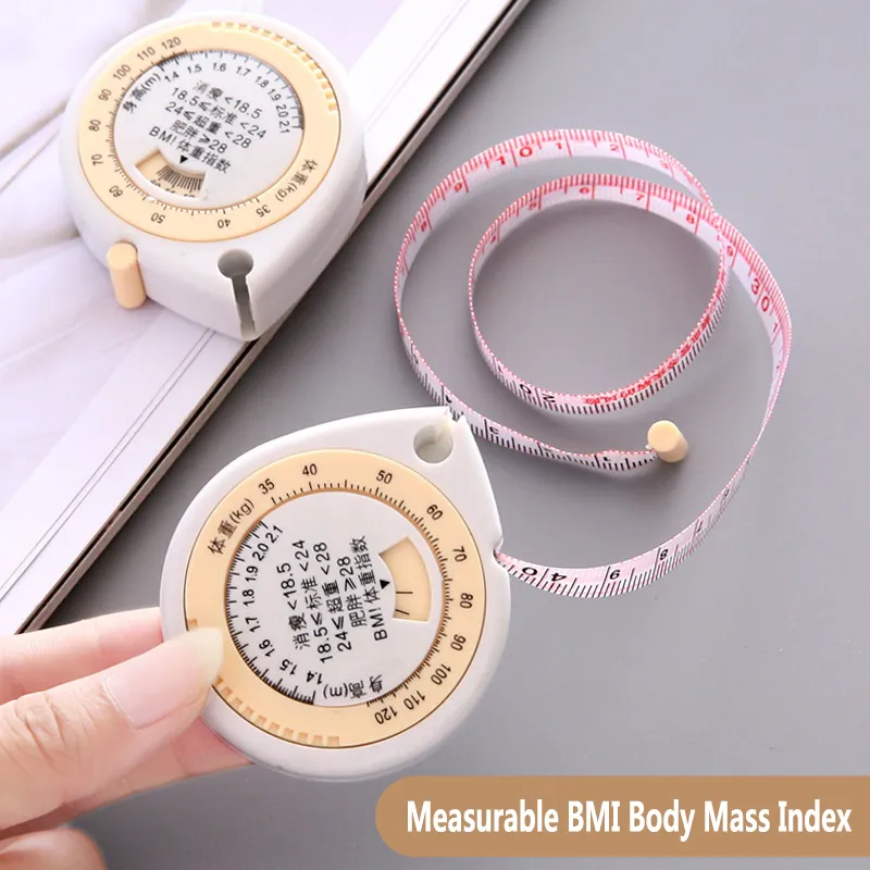 Bmi Body Mass Index Retractable Tape 150cm Calculator Diet Tape Measures  Tools