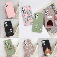 For Samsung A52 A52S A53 Phone Cases Cute Cool Girl Heart Matte Fashion Flower Case Cover Lembut Samsung Galaxy A 52 4G 5G Funda