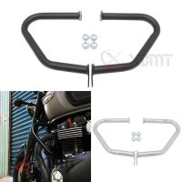 ✿✳☂ Motorcycle Engine Guard Crash Bars For Triumph Bonneville T100 T120 Bobber Thruxton 1200/R Speed Twin Street Cup/Twin 2016-2023