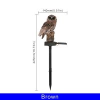 Solar Owl Garden Light Outdoor LED Lawn Lamp for Garden Decoration Waterproof Christmas Lights Outdoor Solar Lamp Post