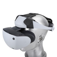 สายรัดศีรษะสำหรับ PS VR2 VR แว่นตาบีบอัดลดน้ำหนักปรับสบายคาดศีรษะคงที่สำหรับอุปกรณ์ PSVR2