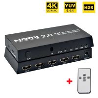 4พอร์ต4X1สวิทซ์แยกพร้อมรีโมทคอนโทรล IR อัตโนมัติ1เอาต์พุต4 HDMI 4เข้า1ออกสำหรับคอมพิวเตอร์แล็ปท็อปตัวสลับ TV Hdmi