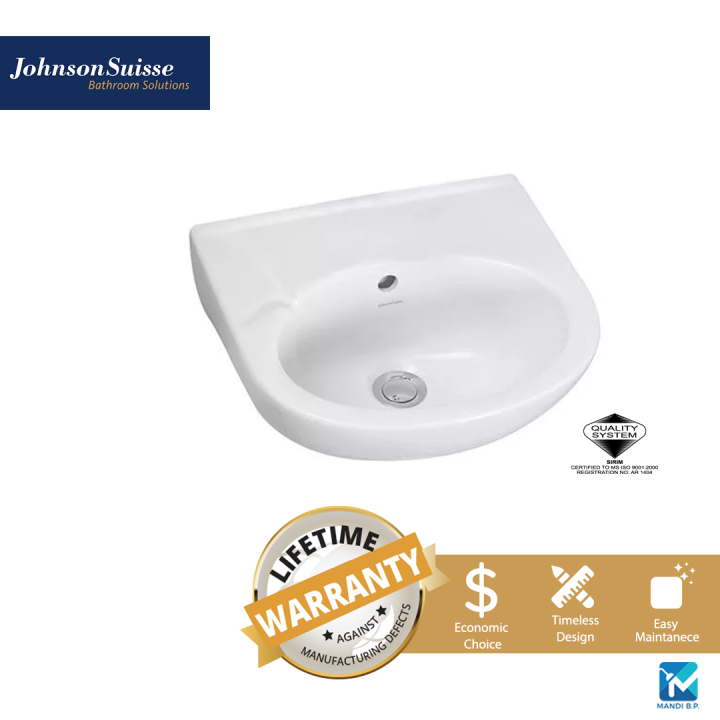 Johnson Suisse Boston 400 Wall Hung Basin / Bathroom Bathroom / Toilet ...