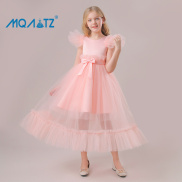 MQATZ Váy Cưới Dự Tiệc Cho Bé Gái Gow Đầm Dự Tiệc Sinh Nhật Trẻ Em Tay