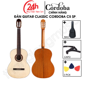 Chính hãng Đàn guitar Classic chuyên nghiệp Cordoba C5 SP - thương hiệu