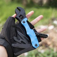 Multi Outdoor Camping Tools Adjustable Wrench/Car Multi-function Lifesaving Hammer Mini Pockets Multifunctional Tool