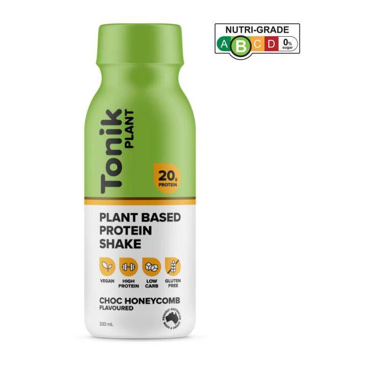 Tonik Plant Based Protein Shake Choc Flavour 330ML Lazada