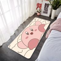 Entrance Doormat Pink Kawaii Kirbys Kitchen Mat Non-slip Washable Carpet Welcome Home Decoration Floor Long Corridor Door Mats