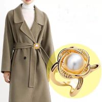 ▼►✑ Coat Belt Buckles Windbreaker Fixed Button Scarf Buckle Silk Scarf Button Ring Multi-functional Corner Knots Buckle Brooch