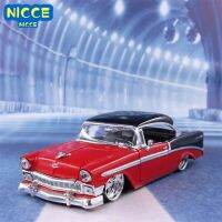 Nicce Jada 1:24 1956เชฟโรเลตเบลแอร์จำลองรถ Diecast โมเดลรถอัลลอยโลหะ CHEVY ของเล่นสำหรับเก็บของขวัญสำหรับเด็ก