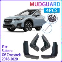 4 PCS รถ Mud Flaps สำหรับ Subaru XV Crosstrek 2018 2019 2020 Mudguard Splash Guards Fender Mudflaps อุปกรณ์เสริมอัตโนมัติ