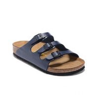 ➹รองเท้าแตะลําลอง ลาย Birkenstock สีน้ําเงินเข้ม สไตล์คลาสสิก สําหรับผู้ชาย และผู้หญิง