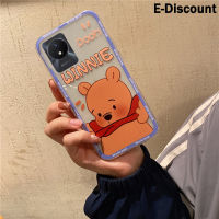 เคสโทรศัพท์มีลายวินนี่และทิกเกอร์โปร่งใสฝาหลังอ่อนนุ่ม VIVO Y02 ของเคส Nillkin VIVOY02เคสโทรศัพท์หลังกันกระแทก