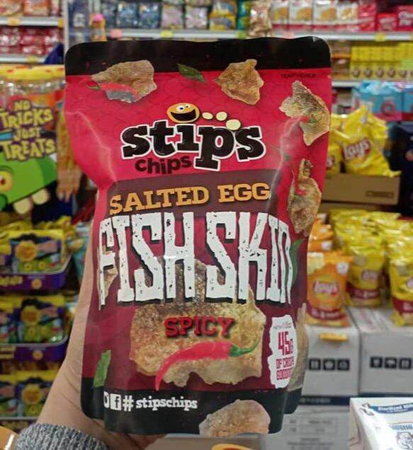STIPS Chips Salted Egg Fish Skin Spicy Lazada PH