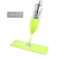 Magic Spray Mop Microfiber Flat Mop Portable Replaceable Mop Pad 180 Degree Rotatable Household Cleaning Tool