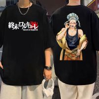 Japan Anime Record of Ragnarok Gautama Print T-shirt Summer Vintage Casual Oversized T-shirts Unisex Gothic Fashion Cotton Tees