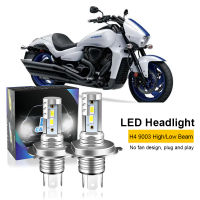 2PC สำหรับ Suzuki Boulevard M109R C50T C90T M50 M90 S83 H4 9003รถจักรยานยนต์ LED ไฟหน้าหลอดไฟสูงและต่ำ Beam H4 12000lm 6000K