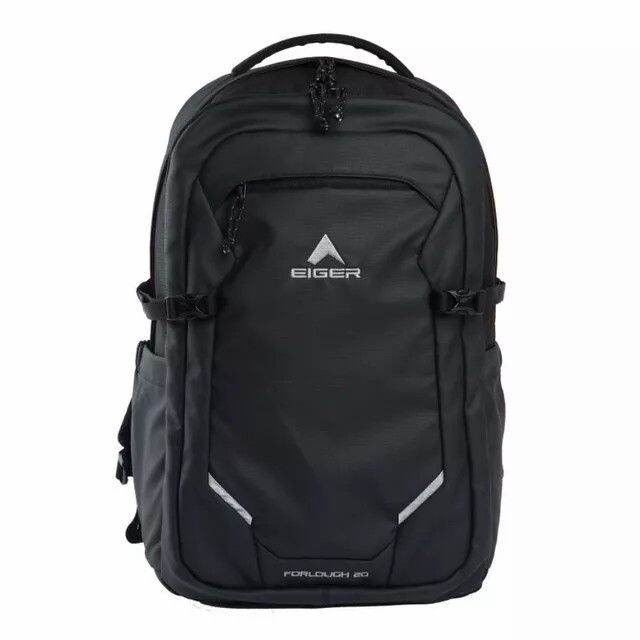 Eiger Tas Ransel Eiger Forlough 20L Laptop Backpack - Black | Lazada