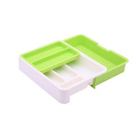 Kitchen Shelves Storage Box Cutlery Storage Tray Expandable Adjustable Utensil Drawer Kitchen Tools Drawer Organizer Accessories