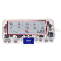 50Pcs/Box 10 Kinds Square Fuse Plastic 382 Electrical Assorted Fuse Mix Set 0.5A 1A 1.25A 2A 3.15A 4A 5A 6.3A 8A 10A