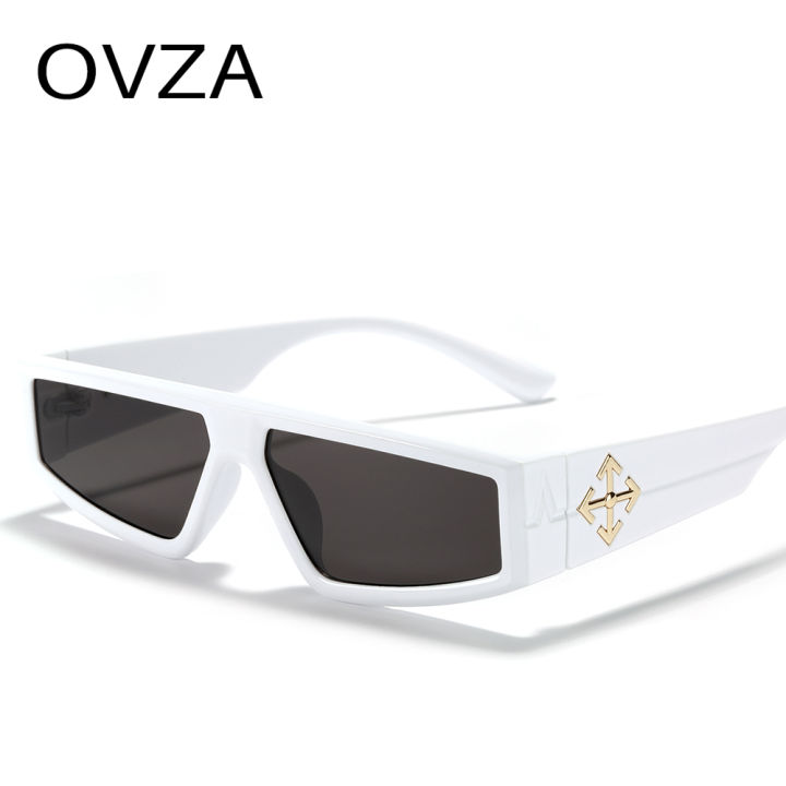 ovza-พังก์สตรีแว่นกันแดดเสื้อผ้าแบรนด์2022แฟชั่นแว่นตาชายแคบกรอบ-s045