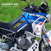 สติกเกอร์ติดด้านข้างสำหรับ Aprilia TUAREG 660ที่ยึดเข่าน้ำมันก๊าซปลอกปกป้องเข่าถังน้ำมันมอเตอร์ไซค์2022