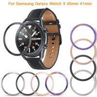 ✶ Pierścień Bezel do Samsung Galaxy Watch 3 45mm 41mm metalowa ochrona przed zarysowaniem stylizacja rama pokrywy skrzynka dla Galaxy Watch 3